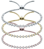 Indo Bracelet Mixed Metal Set,  Made with Swarovski Elements