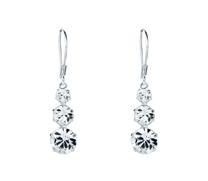 Trio Earring,  Made with Swarovski Elements