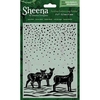 5” x 7” Festive Embossing Folder - Snow Deer