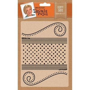 5"x7" Christmas Embossing Folder - Dotty Days