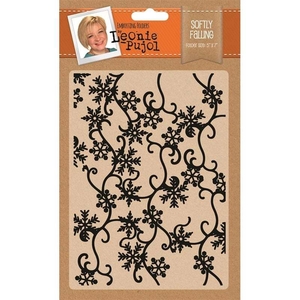 5"x7" Christmas Embossing Folder - Softly Falling