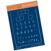 Claritystamp D-Boss! Numbers & Symbols A6 Groovi Go! Plate