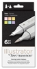 Illustrator by Spectrum Noir 6 Pen Set - Tints