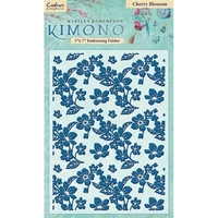 Kimono Embossing Folders - Cherry Blossom (5"x7" Embossing Folder)