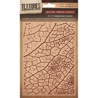 Textures 5x7 Embossing Folders - Leaf Vein Embossing Folder