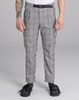Kaunas Check Tailored Unisex Trouser Fudge,  32 Inch Waist