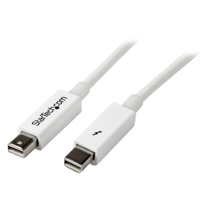 2m White Thunderbolt Cable - M/M