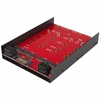 4x M.2 SATA mounting adapter for 3.5in drive bay