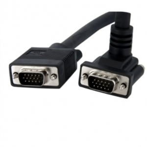 6ft Coax High Resolution 90° Upward Angled VGA Monitor Cable - HD15 M/M