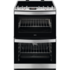 AEG CIB6742ACM 60cm Electric Induction Double Oven,  4 Induction Cooking Zones,  Programmable main o