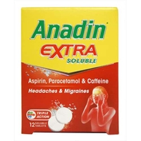 Anadin Extra Soluble Tablets 12
