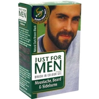 Just for Men - Gel for Moustache,  Beard & Sideburns - Dark Brown-Black