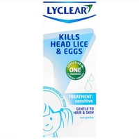 Lyclear Treatment Sensitive Lotion 150ml + Comb