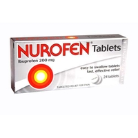 Nurofen Tablets 200mg - 24 tablets