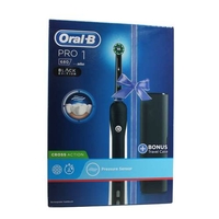 Oral B Pro 1 Black Edition Cross Action Electric Toothbrush