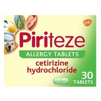 Piriteze Allergy Tablets (30)