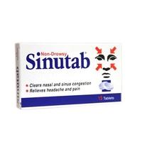 Sinutab Non-Drowsy Tablets (15)