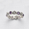 Colour Circle Amethyst Ring