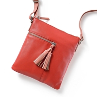 Coral Reef Leather Cross­Body Bag