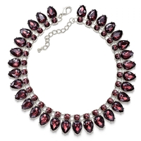 Florentine Flame Crystal Necklace