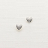 Heart"s Content Silver Earrings