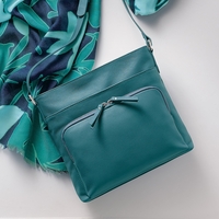 Laguna Bay Leather Cross­Body Bag