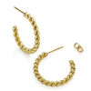 Life"s Twists and Turns Hoop Earrings