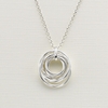 Six On One Silver Pendant