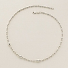 Sleek Chic Silver Necklace