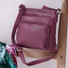 Very Berry Cross­Body Leather Bag