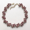 Vivacious Violet Crystal Necklace