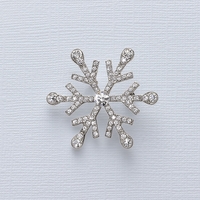 Winter Wishes Crystal Brooch