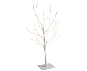 Small LED White Twig Tree