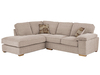 Denver Right Hand Facing Corner Sofa Beige Barley