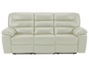 Devon Large Electric Sofa with 2 Recliners - Putty Leather