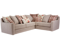 Gower - Gilbert Corner Sofa Right Hand Pillow Back Beige