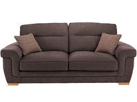 Kirby Large Sofa - Barley Taupe with Rustic Oak Feet