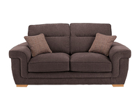 Kirby Medium Sofa - Barley Taupe with Rustic Oak Feet