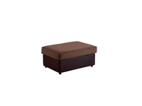 Petrona Banquette Footstool in Angeles Plain Brown