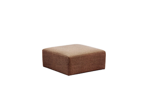 Portabella Large Square Footstool in City Chocolate