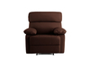 Sheffield Armchair with Manual Recliners in 2 Tone Brown Leather