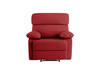 Sheffield Armchair with Manual Recliners in Cherry Leather