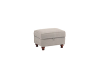 Soho Storage Footstool in Marinello Dove