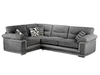 Tasmin Corner Sofa High Back Left Facing in Jeremy Charcoal