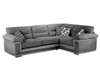 Tasmin Corner Sofa High Back Right Facing in Jeremy Charcoal