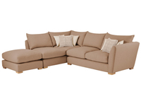 Zest High Back Corner Combi Sofa Right Hand in Graceland Taupe