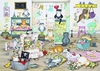 Crazy Cats - In the Playroom 1000 Piece Jigsaw Puzzle