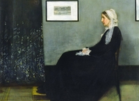 The Artists Mother by James Abbott McNeil Whistler 1000 Piece Jigsaw Puzzle