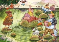 Wasgij Mini Mystery 2,  150 Pieces - What a Loch of Trouble! Jigsaw Puzzle