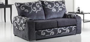 Verona 2 + 2 Seater Grey Fabric Sofa Set